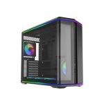先馬 SAMA V71 黑色 (曲面全景玻璃機殼/分艙設計/支援背插BTF/ATX)