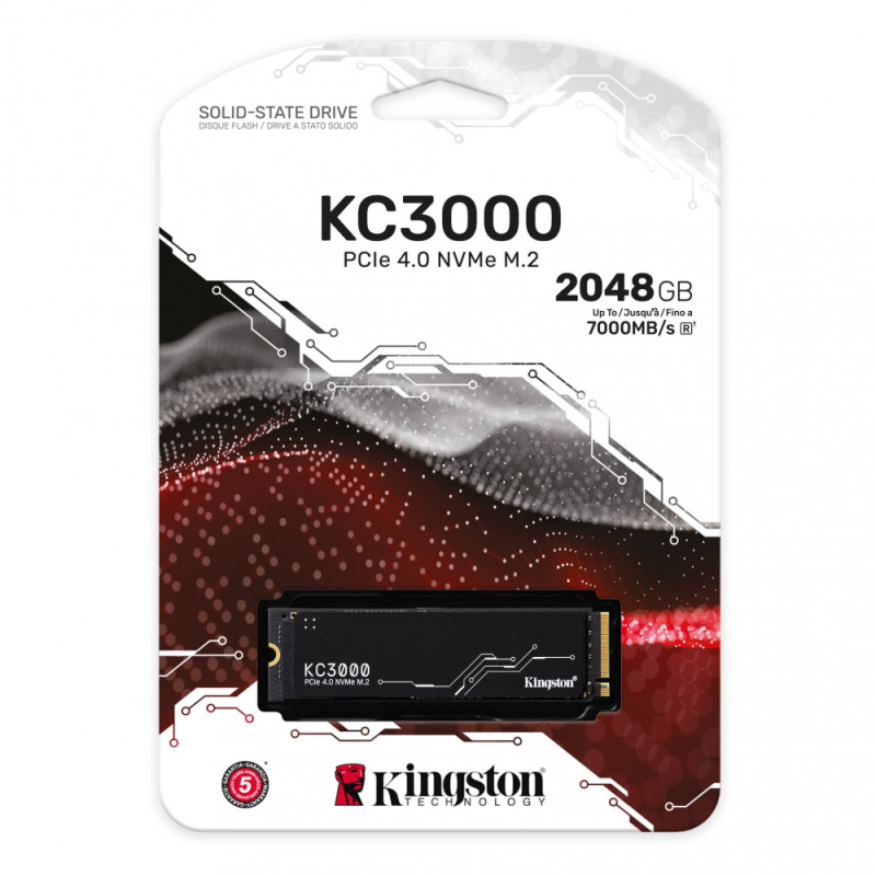金士頓 KC3000 2TB 金士頓 KC3000 2TB/讀:7000/寫:7000/TLC/五年保:圖片 1