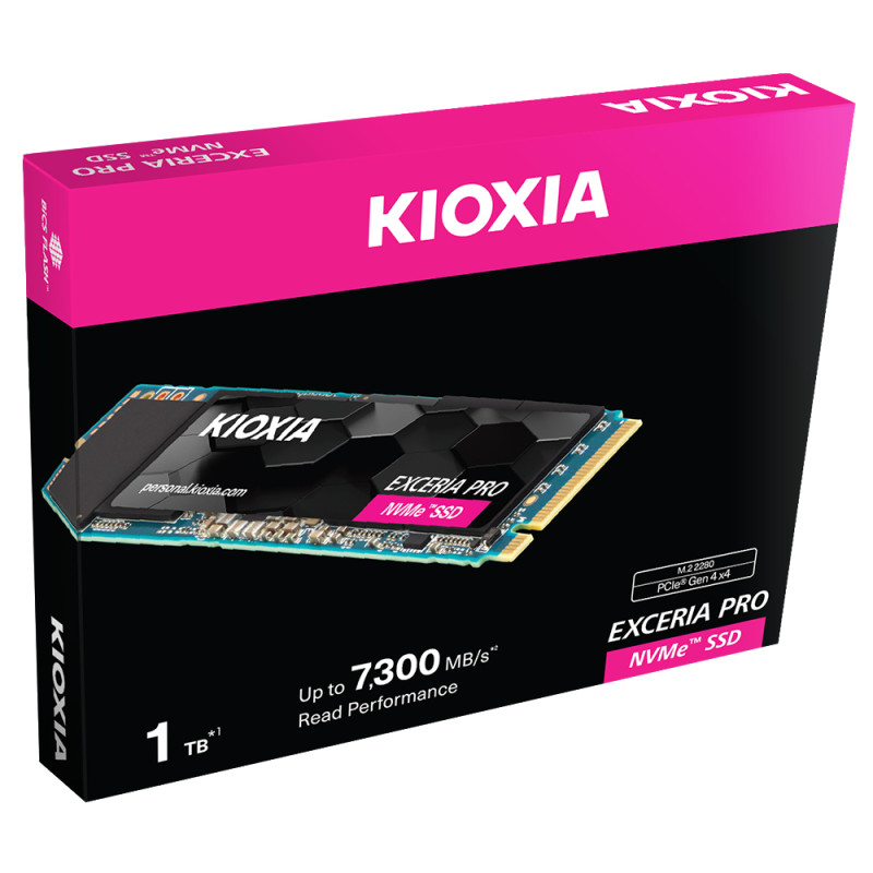 鎧俠 KIOXIA Exceria PRO 1TB 鎧俠 KIOXIA Exceria PRO 1TB/讀7300M/寫6400M/TLC/五年保:圖片 1