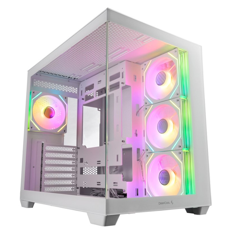 DEEPCOOL CG530 4F 白色 DEEPCOOL CG530 4F 白色/顯卡41/ATX/U高16/全景玻璃透側/360mm/背插:圖片 1
