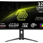 微星MAG 321CUPDF 曲面電競螢幕(32型/1500R曲面/4K/HDMI/DP/VA/HDR/160Hz/0.5ms) 3年保
