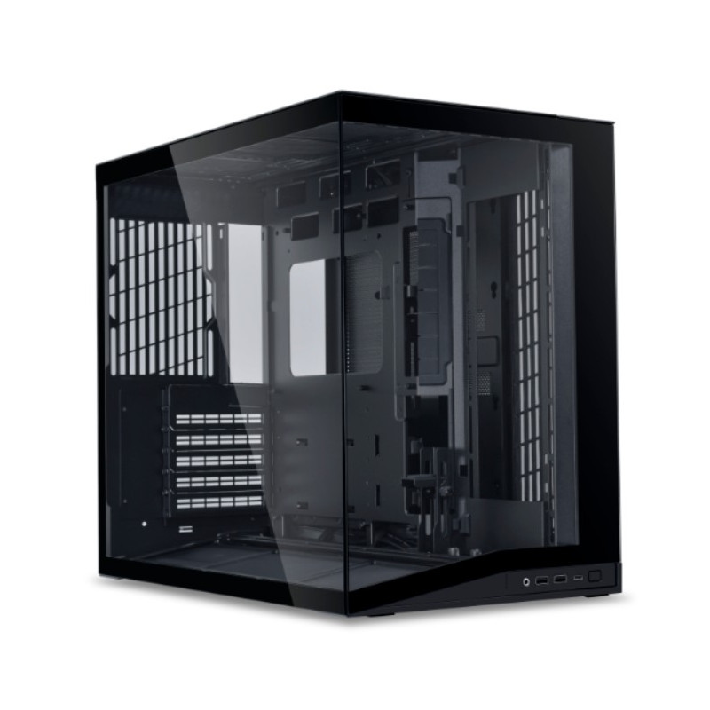 聯力 O11 Dynamic Mini V2 黑 聯力 O11 Dynamic Mini V2 黑 卡40/U高16/全景玻璃/無風扇/僅支援5slots/背插(限ATX):圖片 1