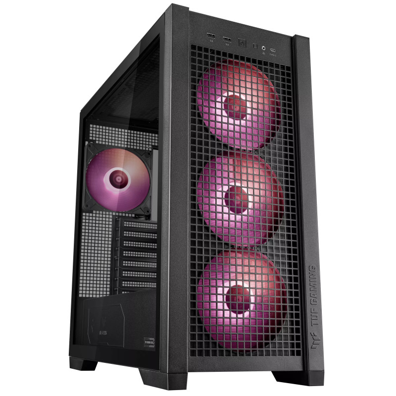 華碩 TUF Gaming GT302 ARGB 中塔機殼 黑色 華碩 TUF Gaming GT302 ARGB 中塔機殼 黑色 顯卡長41/U高16.5/Type-C/內建風扇前3後1/支援BTF背插/E-ATX:圖片 1